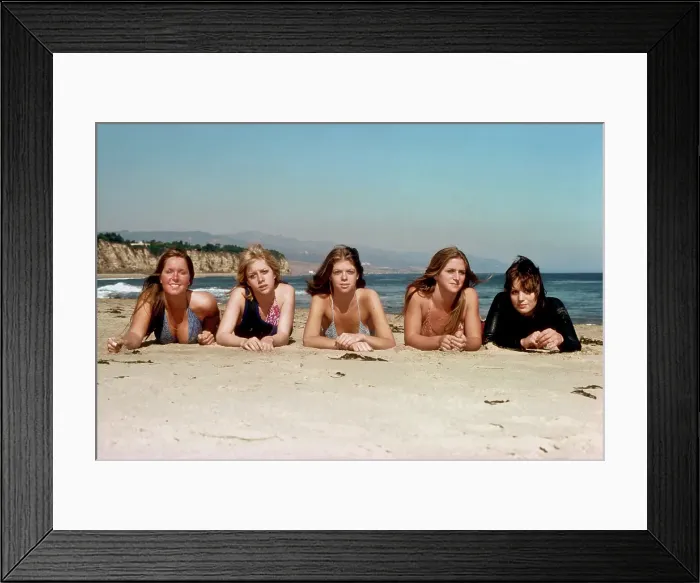 Framed Print : Rock band The Runaways Framed Print : Rock band The Runaways
