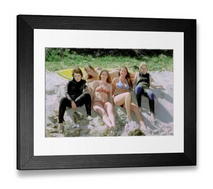 Framed Print : Rock band The Runaways Framed Print : Rock band The Runaways