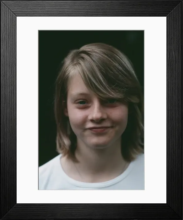 Framed Print : Jodie Foster, American Child Actress Framed Print : Jodie Foster, American Child Actress