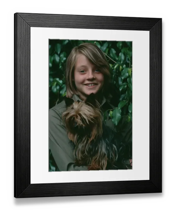 Framed Print : Jodie Foster, American Child Actress Framed Print : Jodie Foster, American Child Actress