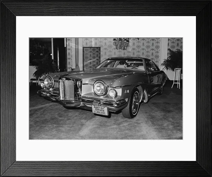 Framed Print : Stutz Cars On Show At The Beverly Hills Hotel Framed Print : Stutz Cars On Show At The Beverly Hills Hotel