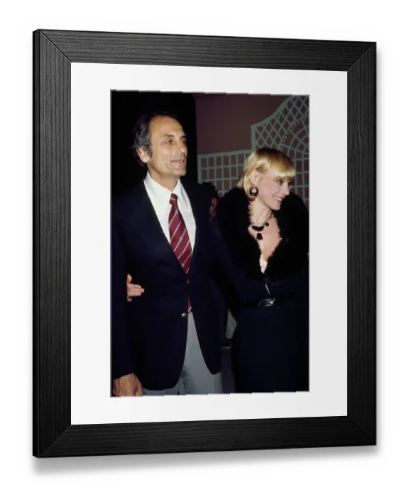 Framed Print : Joe Hyams & Elke Sommer Framed Print : Joe Hyams & Elke Sommer