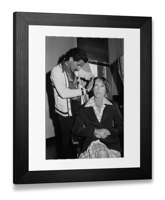 Framed Print : Carol Burnett In The Stylist's Chair Framed Print : Carol Burnett In The Stylist's Chair