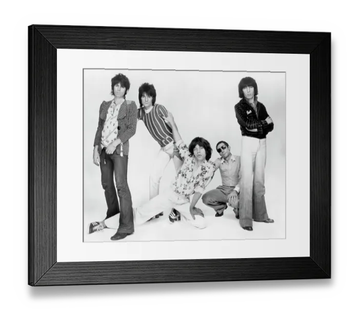 Framed Print : Rolling Stones Portrait Framed Print : Rolling Stones Portrait