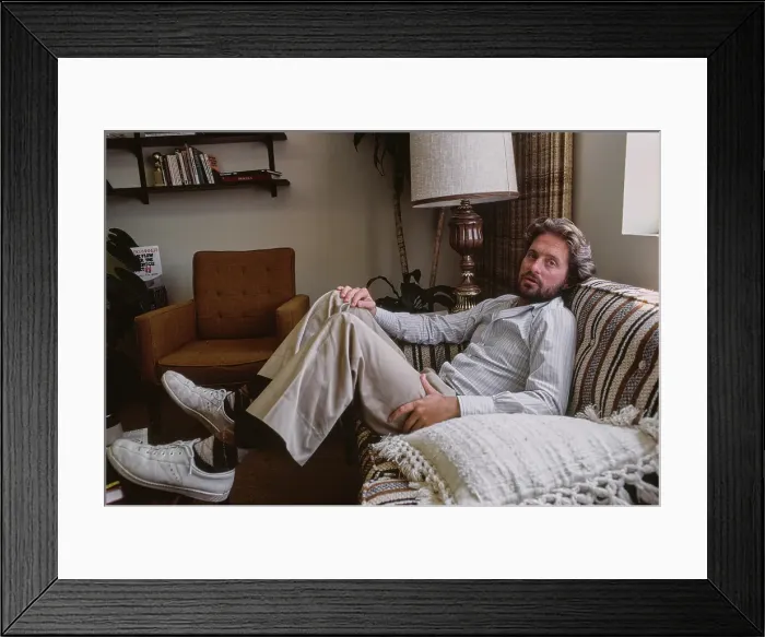 Framed Print : Michael Douglas, American Actor Framed Print : Michael Douglas, American Actor