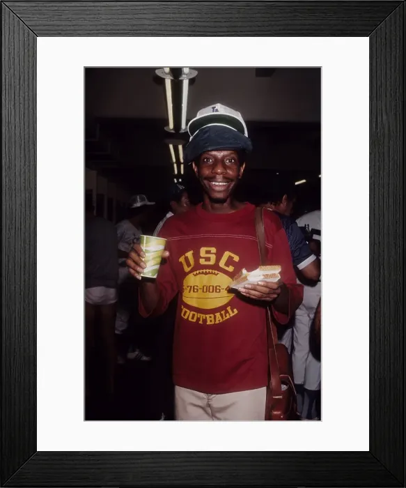 Framed Print : Jimmie Walker At Dodger Stadium Framed Print : Jimmie Walker At Dodger Stadium