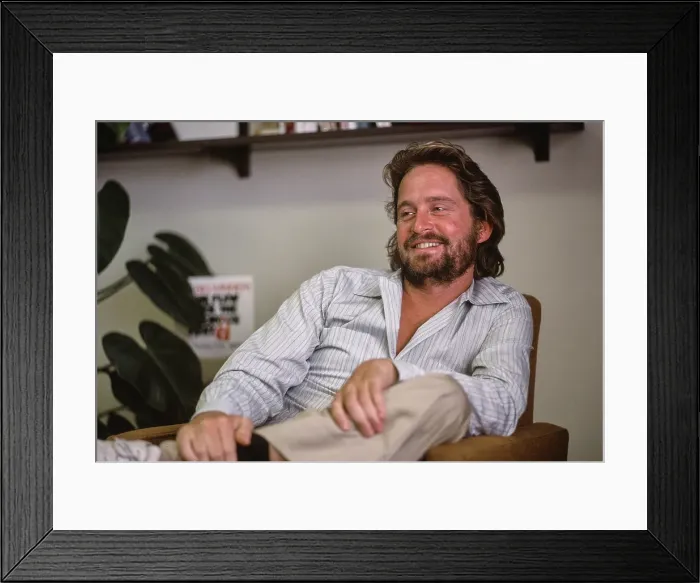 Framed Print : Michael Douglas, American Actor Framed Print : Michael Douglas, American Actor