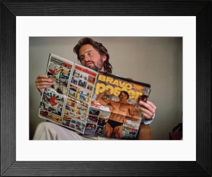 Framed Print : Michael Douglas, American Actor Framed Print : Michael Douglas, American Actor