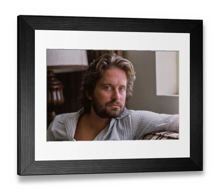 Framed Print : Michael Douglas, American Actor Framed Print : Michael Douglas, American Actor
