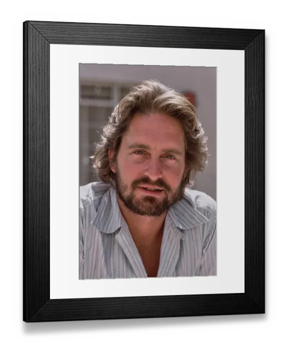 Framed Print : Michael Douglas, American Actor Framed Print : Michael Douglas, American Actor