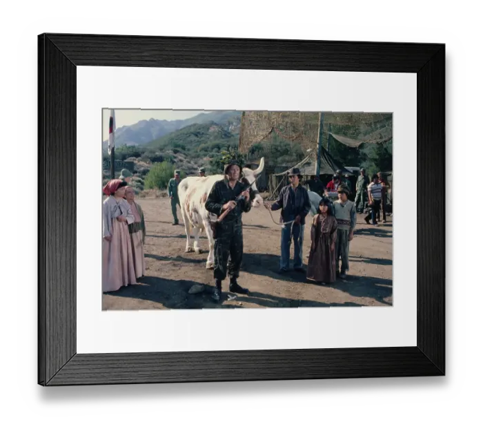 Framed Print : Larry Linville - M*A*S*H Production Framed Print : Larry Linville - M*A*S*H Production
