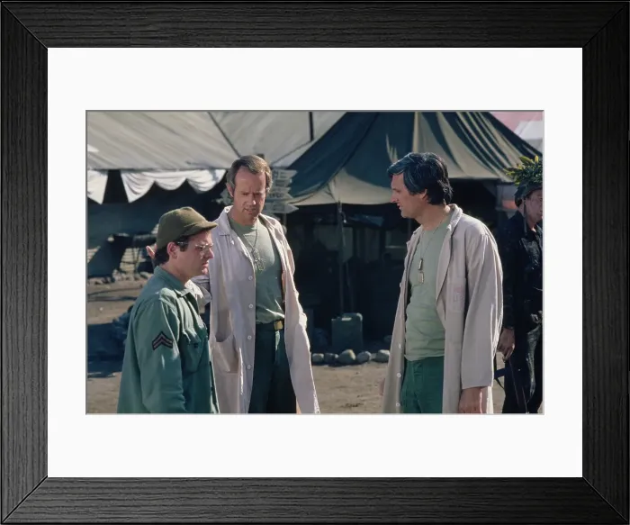 Framed Print : Gary, Mike And Alan M*A*S*H Production