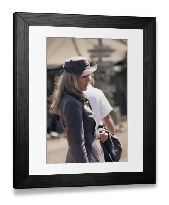 Framed Print : Loretta Swit - M*A*S*H Production