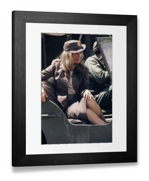 Framed Print : Loretta Swit - M*A*S*H Production Framed Print : Loretta Swit - M*A*S*H Production