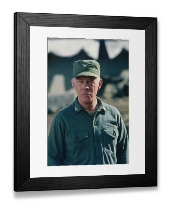 Framed Print : Harry Morgan - M*A*S*H Production Framed Print : Harry Morgan - M*A*S*H Production