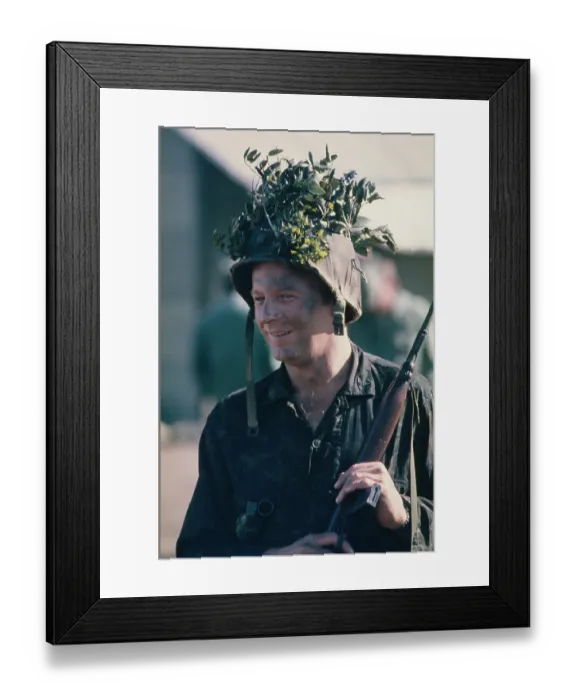 Framed Print : Larry Linville - M*A*S*H Production Framed Print : Larry Linville - M*A*S*H Production