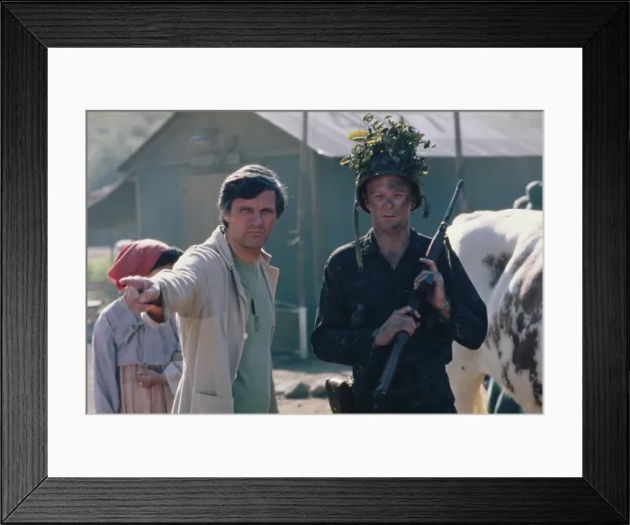 Framed Print : Alan And Larry - M*A*S*H Production