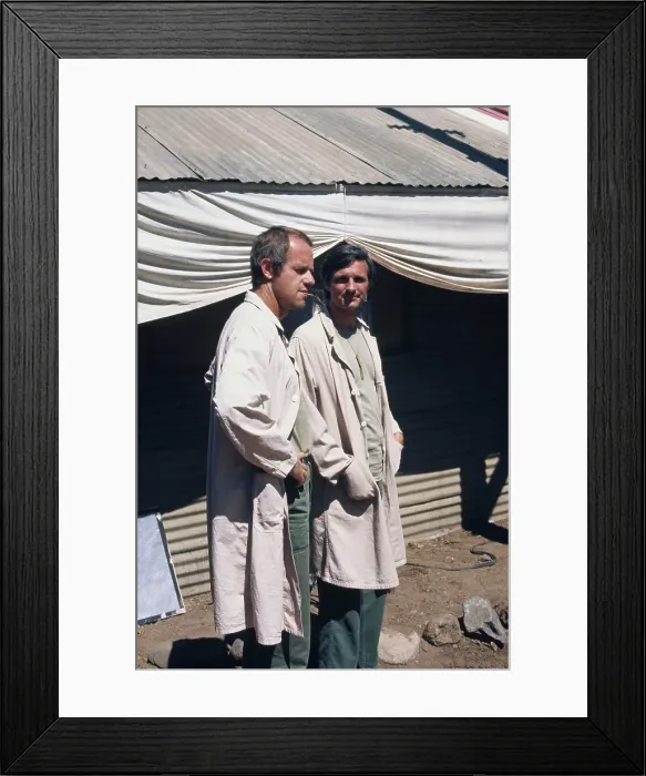 Framed Print : Mike And Alan - M*A*S*H Production