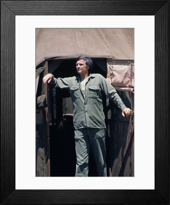 Framed Print : Alan Alda - M*A*S*H Production