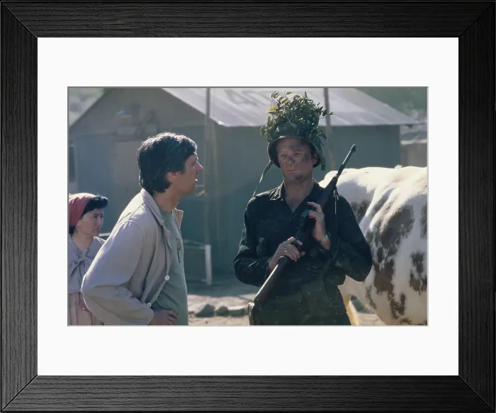 Framed Print : Alan And Larry - M*A*S*H Production Framed Print : Alan And Larry - M*A*S*H Production