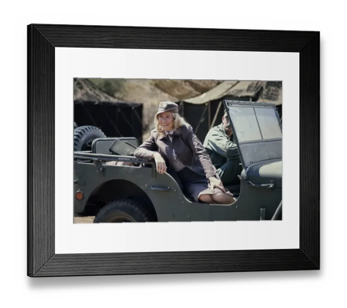 Framed Print : Loretta Swit - M*A*S*H Production