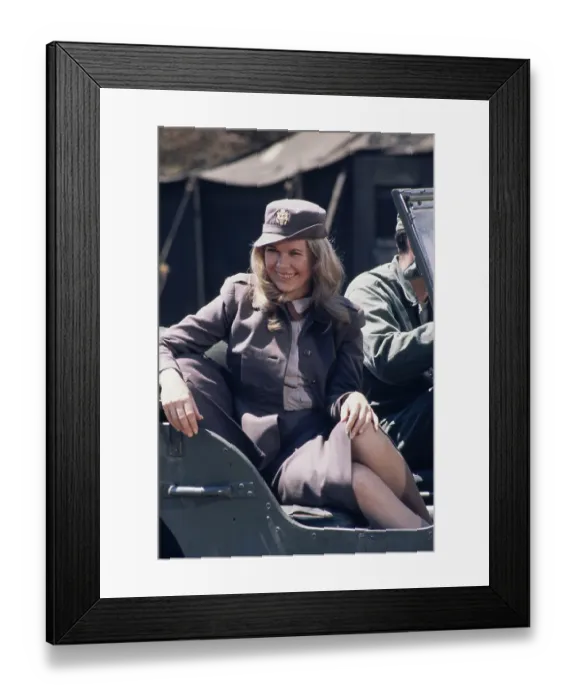 Framed Print : Loretta Swit - M*A*S*H Production Framed Print : Loretta Swit - M*A*S*H Production