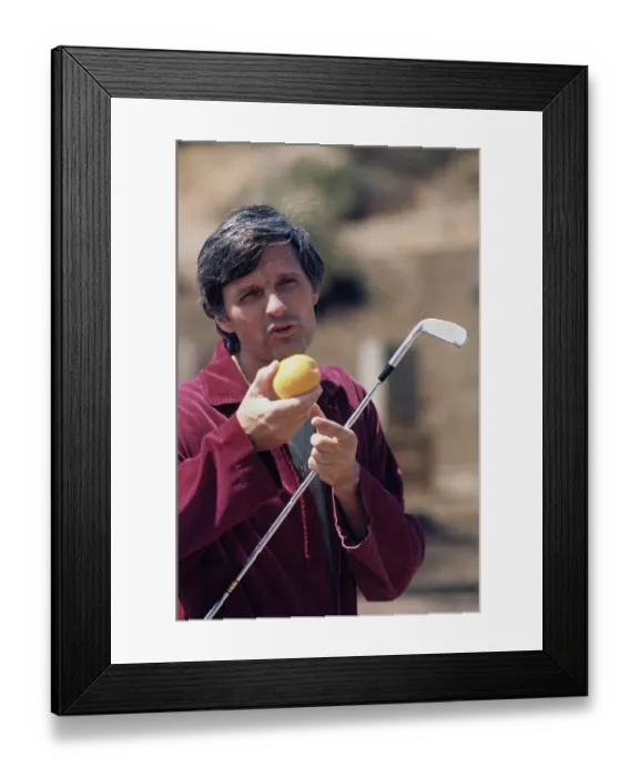 Framed Print : Alan Alda - M*A*S*H Production