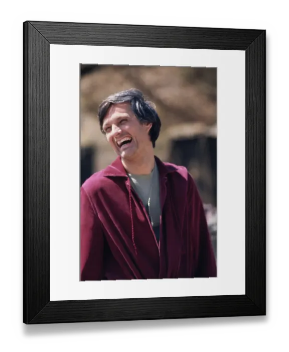 Framed Print : Alan Alda - M*A*S*H Production
