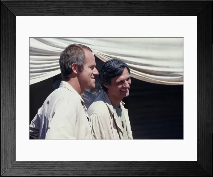 Framed Print : Mike And Alan - M*A*S*H Production