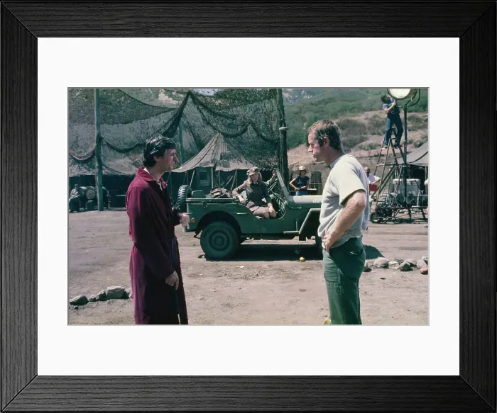 Framed Print : Alan And Mike M*A*S*H Production