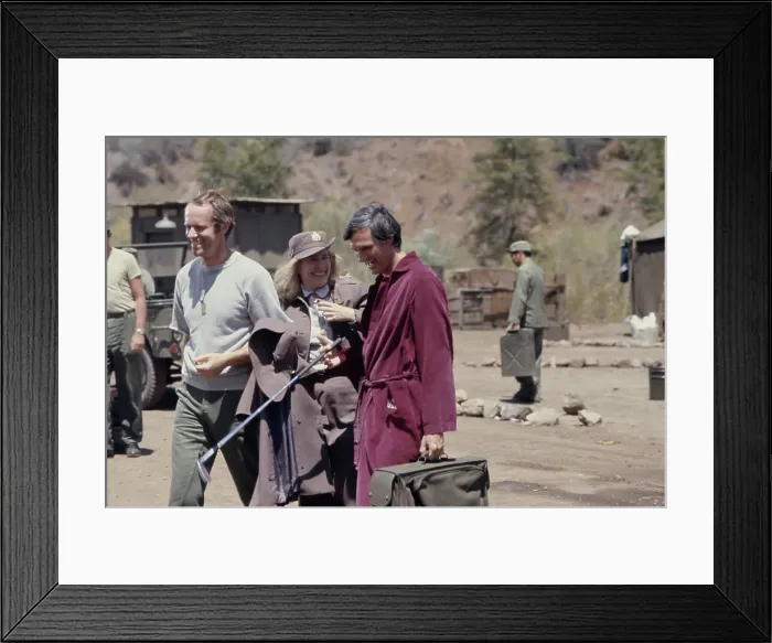 Framed Print : Mike, Loretta And Alan - M*A*S*H Production