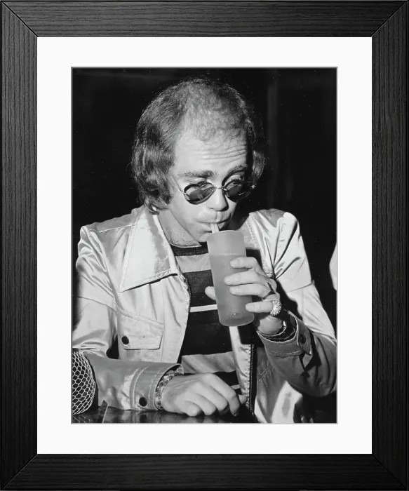 Framed Print : Elton John Fan Mail Photo Session Framed Print : Elton John Fan Mail Photo Session