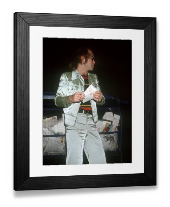 Framed Print : Elton John Fan Mail Photo Session Framed Print : Elton John Fan Mail Photo Session