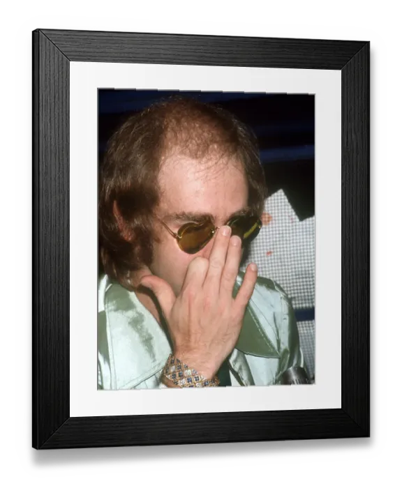 Framed Print : Elton John Fan Mail Photo Session Framed Print : Elton John Fan Mail Photo Session