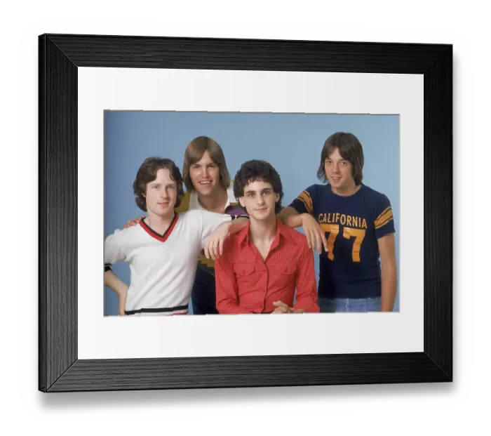 Framed Print : Pop quartet the Rubinoos