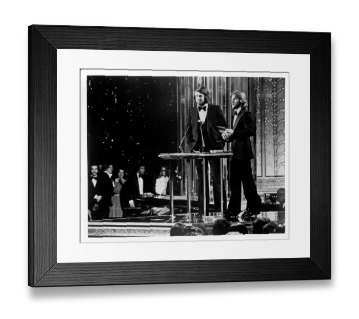 Framed Print : Brian & Dennis Wilson Present An Award