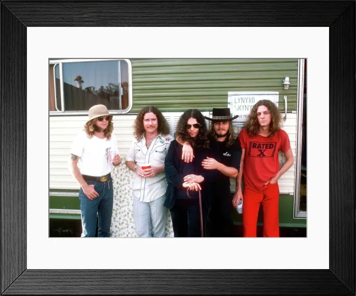 Framed Print : Lynyrd Skynyrd Backstage Framed Print : Lynyrd Skynyrd Backstage