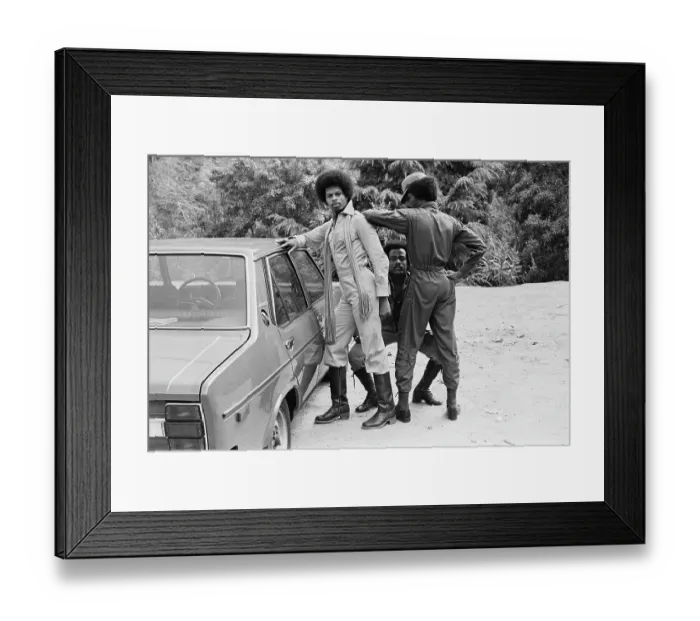 Framed Print : Soul Train Dancers - Fashion Shoot