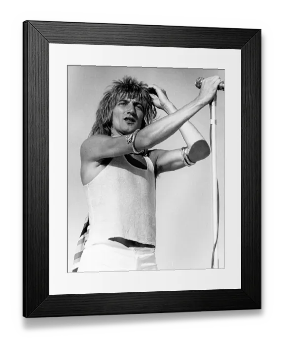 Framed Print : The Faces Perform In Los Angeles Framed Print : The Faces Perform In Los Angeles