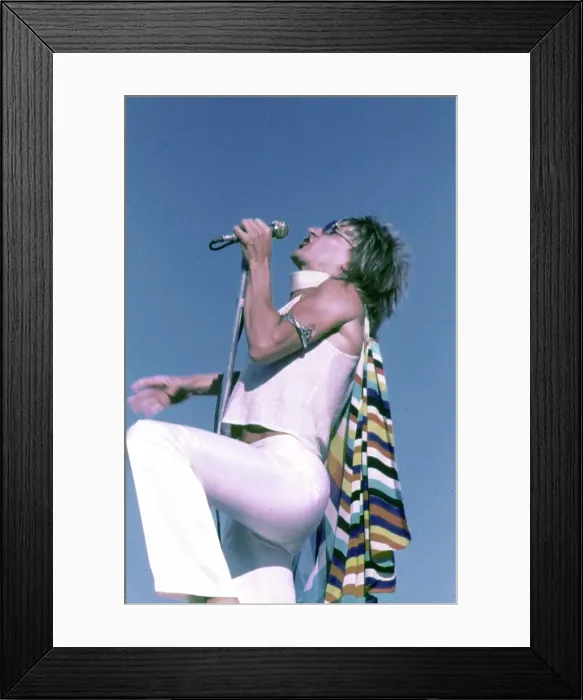 Framed Print : The Faces Perform In Los Angeles Framed Print : The Faces Perform In Los Angeles