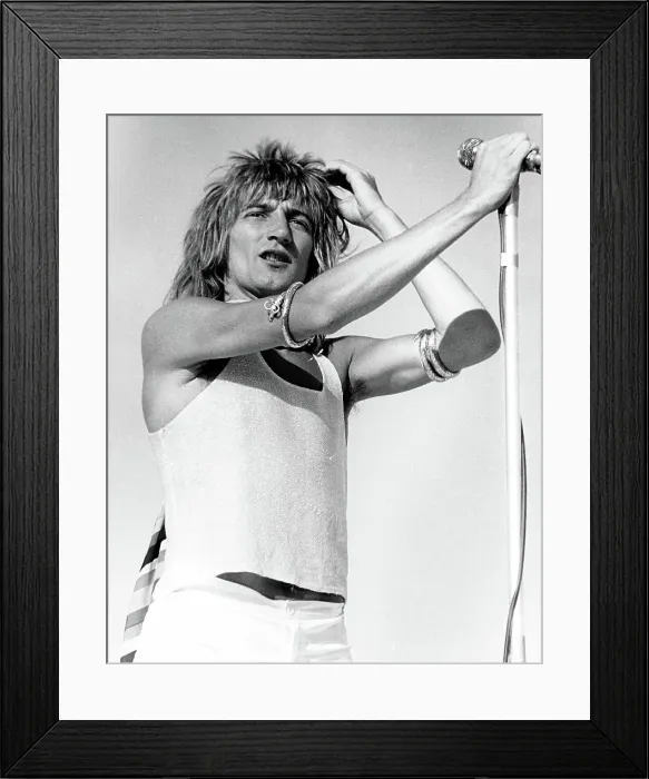 Framed Print : The Faces Perform In Los Angeles Framed Print : The Faces Perform In Los Angeles