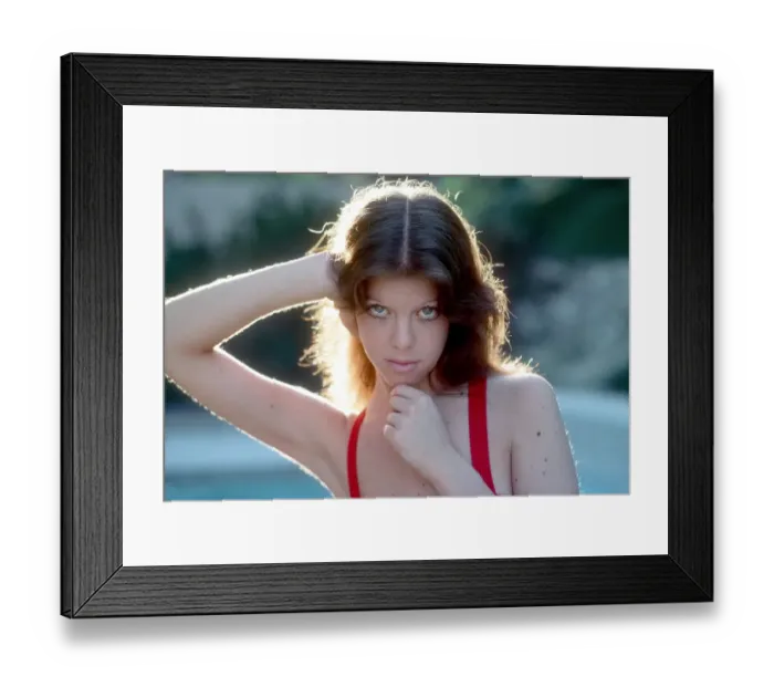 Framed Print : Bassist Jackie Fox Of The Rock Band The Runaways