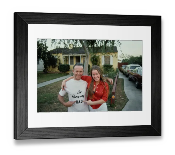 Framed Print : Lita Ford And Family Framed Print : Lita Ford And Family