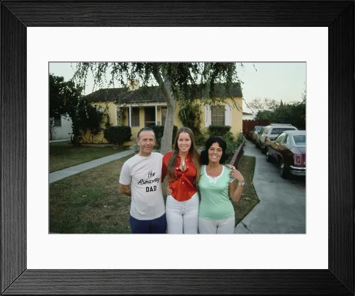 Framed Print : Lita Ford And Family Framed Print : Lita Ford And Family