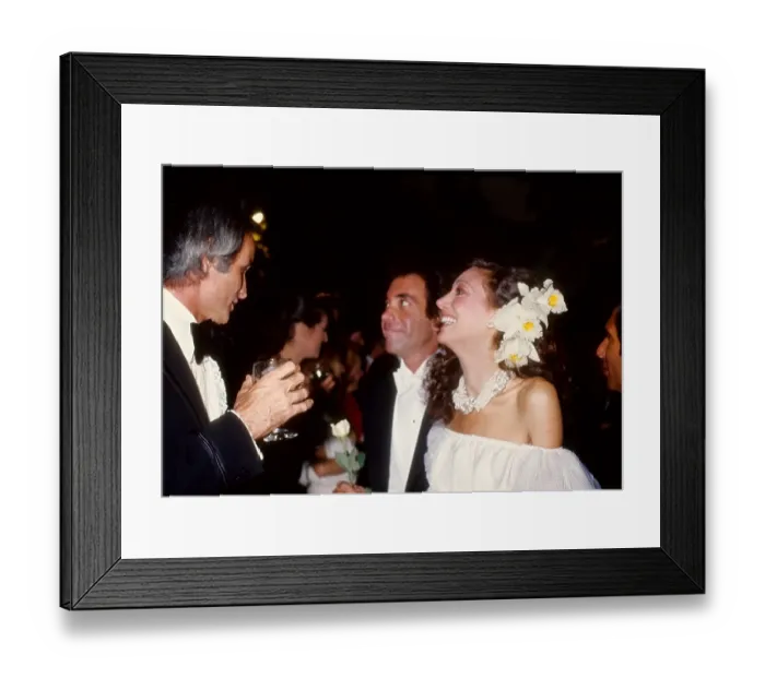 Framed Print : Marisa Berenson Wedding Framed Print : Marisa Berenson Wedding
