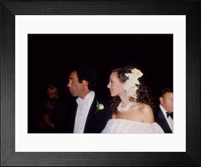 Framed Print : Marisa Berenson Wedding Framed Print : Marisa Berenson Wedding