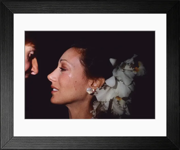 Framed Print : Marisa Berenson Wedding Framed Print : Marisa Berenson Wedding
