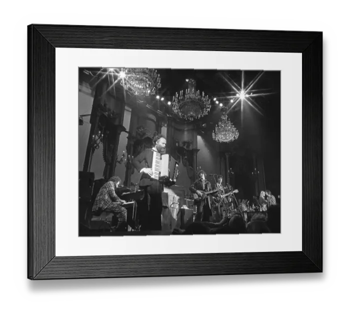 Framed Print : The Last Waltz Concert
