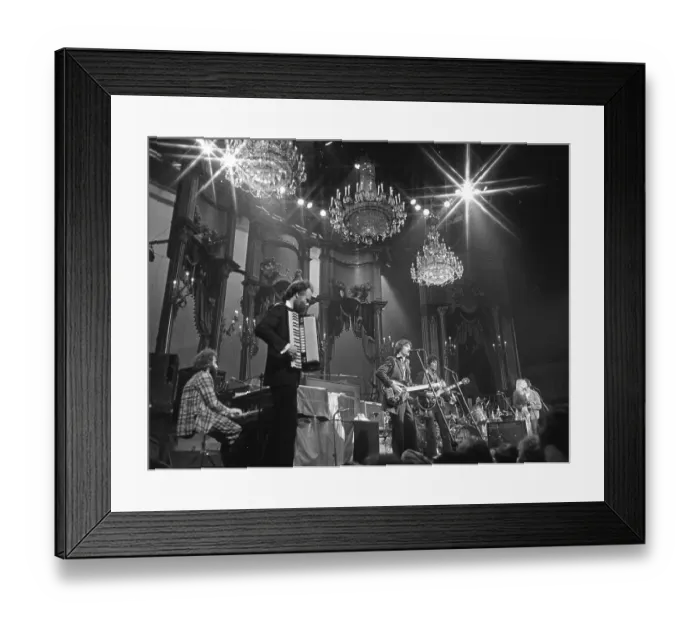 Framed Print : The Last Waltz Concert