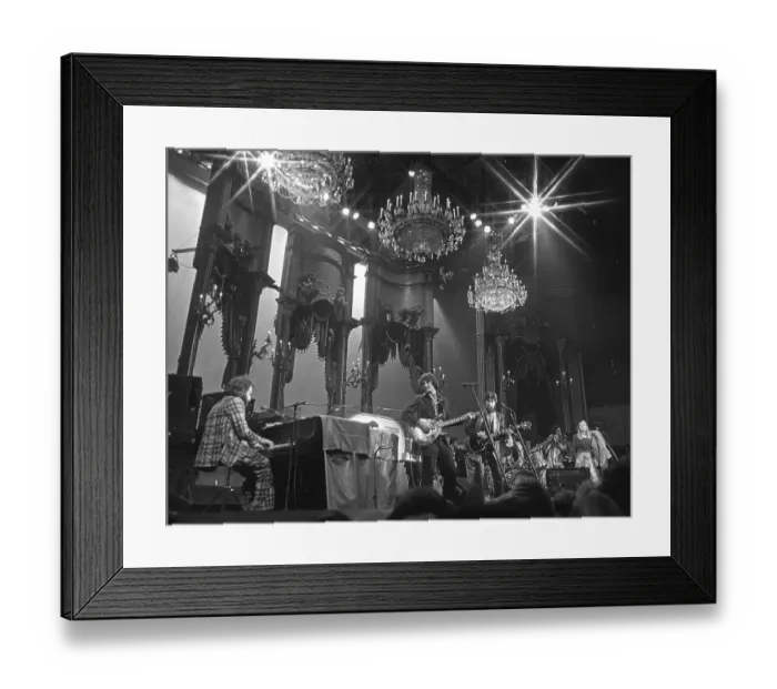 Framed Print : The Last Waltz Concert Framed Print : The Last Waltz Concert